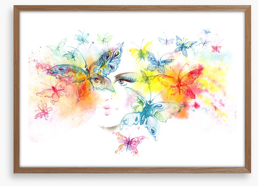 The butterfly girl