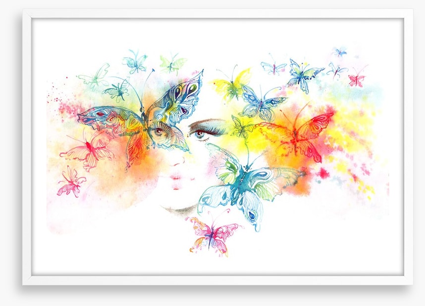 The butterfly girl