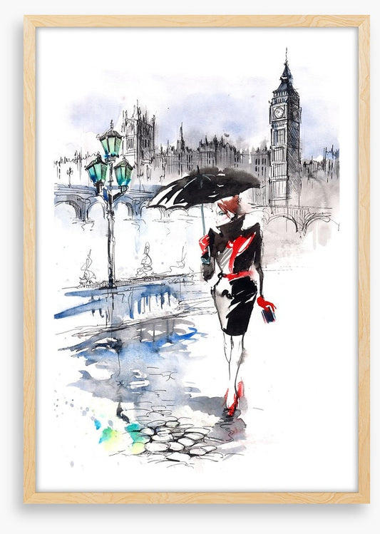 Strolling in the rain