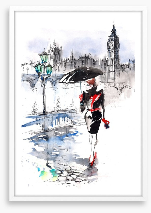 Strolling in the rain