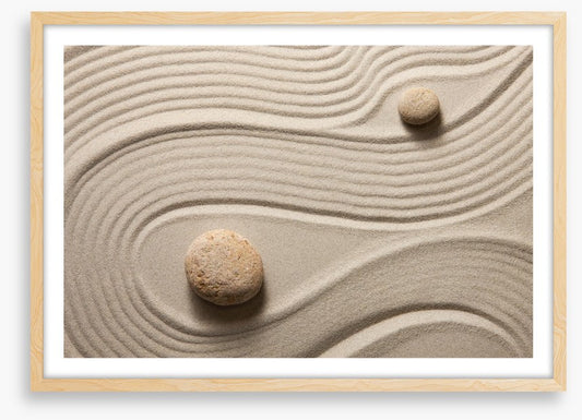 Sand garden swirl