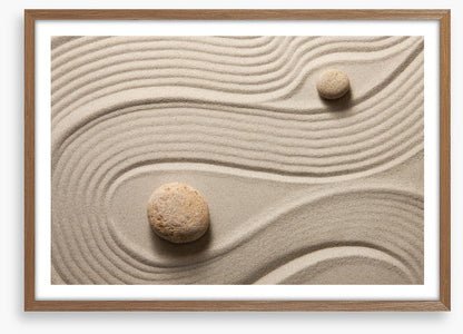 Sand garden swirl