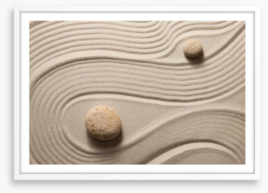 Sand garden swirl