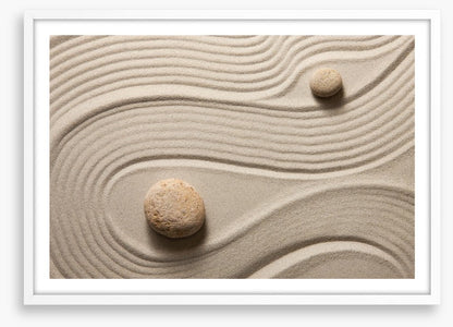 Sand garden swirl