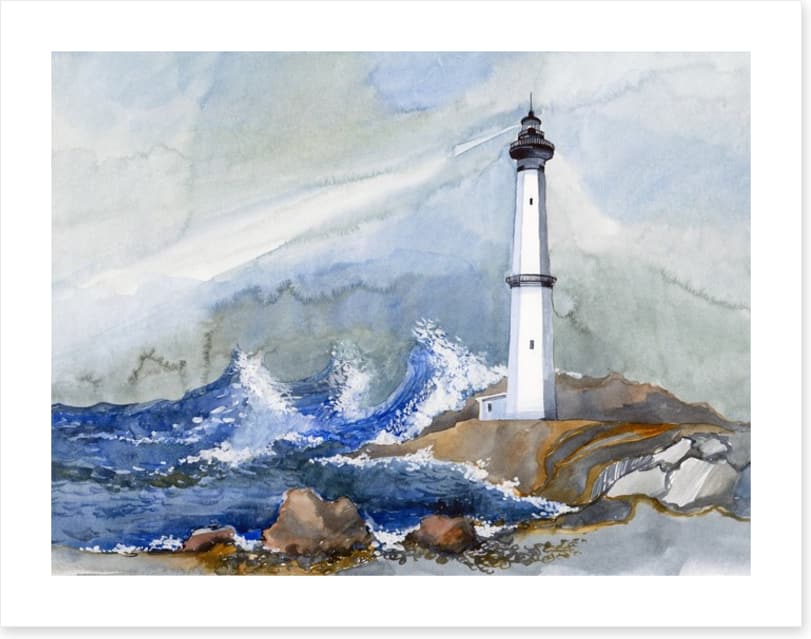 Stormy lighthouse