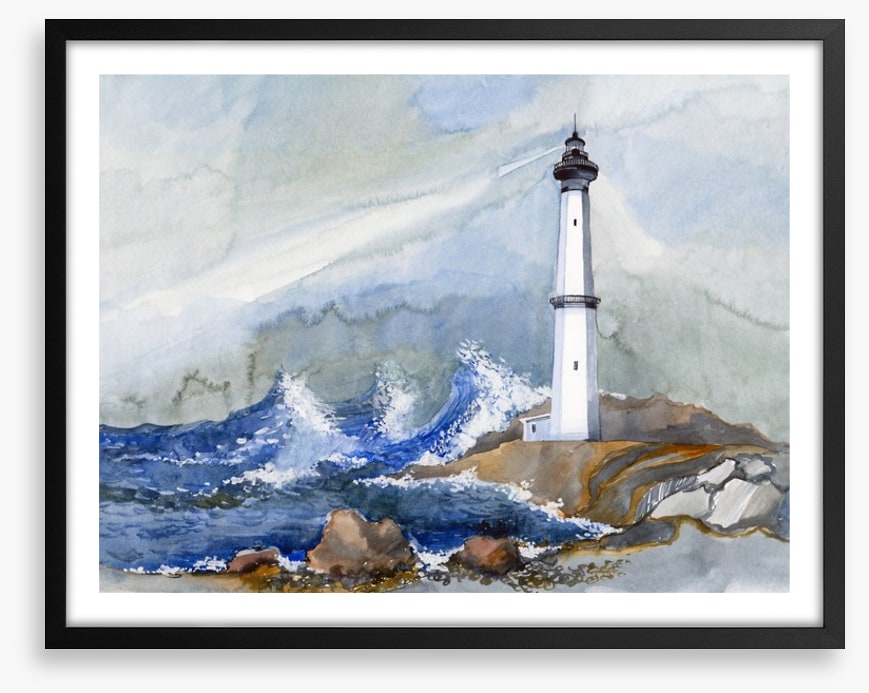 Stormy lighthouse