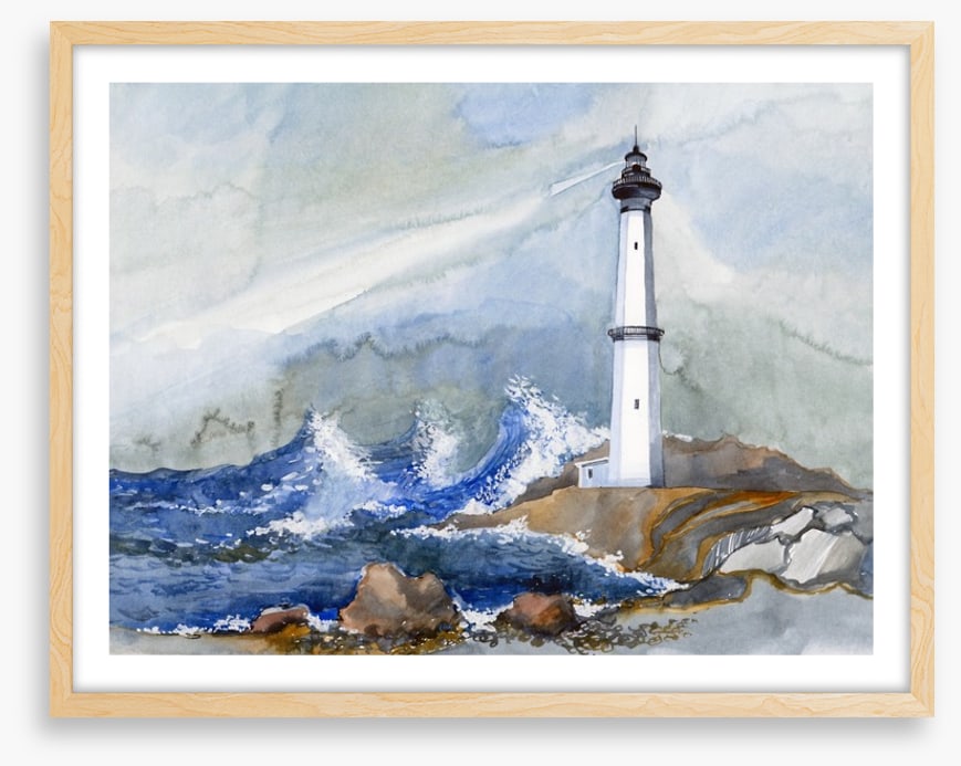 Stormy lighthouse