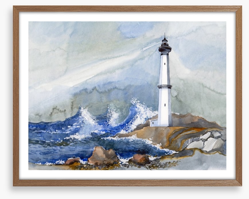Stormy lighthouse