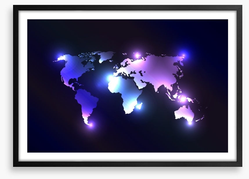 Illuminated world