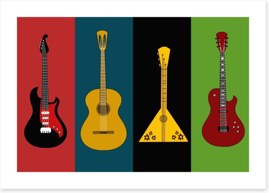 Retro guitars