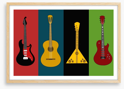 Retro guitars