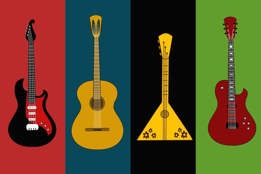Retro guitars