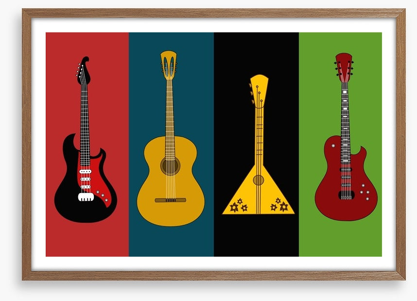 Retro guitars