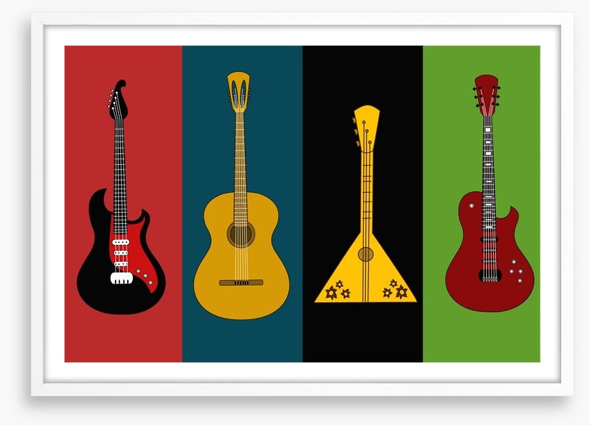 Retro guitars