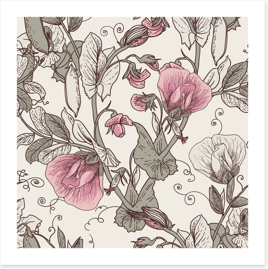 Pink pea petals