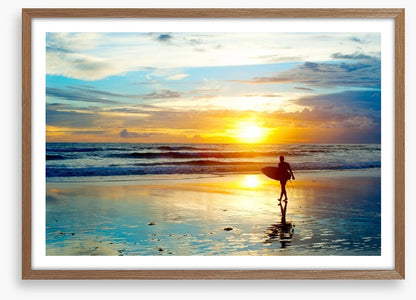 Surfing sunrise