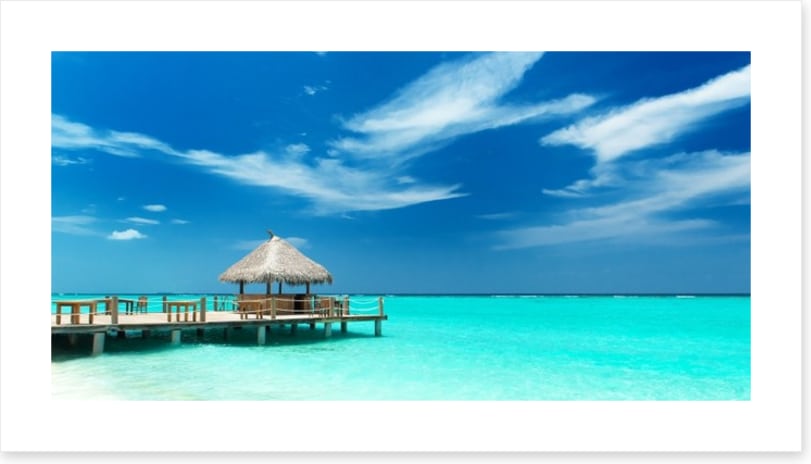 Tropical sandbar