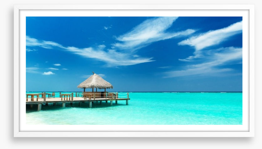 Tropical sandbar