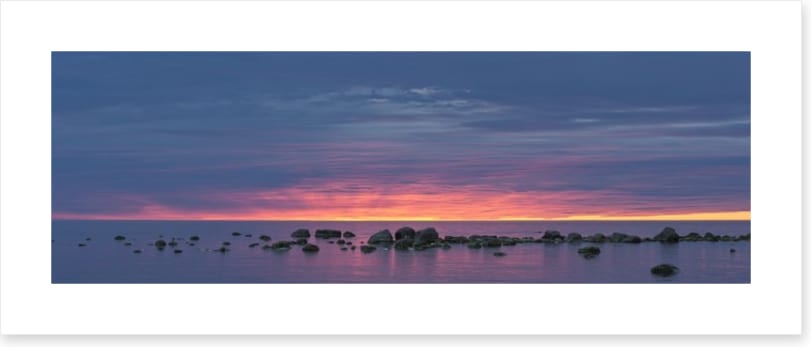 End of the sunset