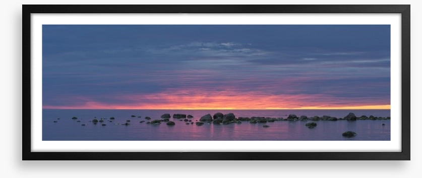 End of the sunset