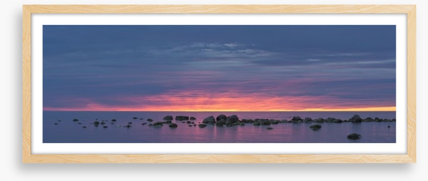 End of the sunset