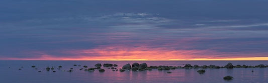 End of the sunset