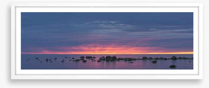 End of the sunset
