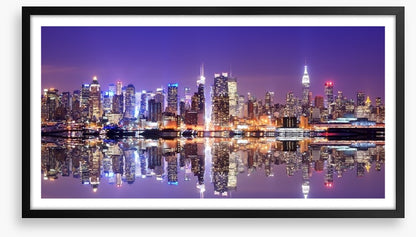 Manhattan skyline reflections