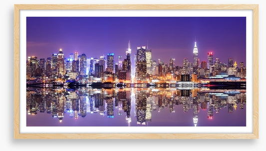 Manhattan skyline reflections