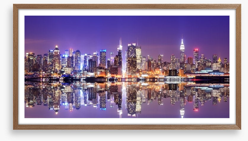 Manhattan skyline reflections