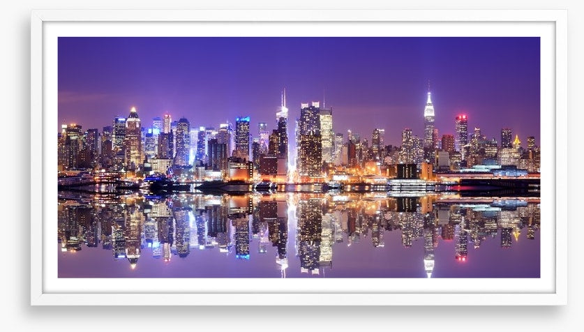 Manhattan skyline reflections