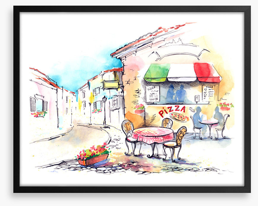 The little Italian cafe