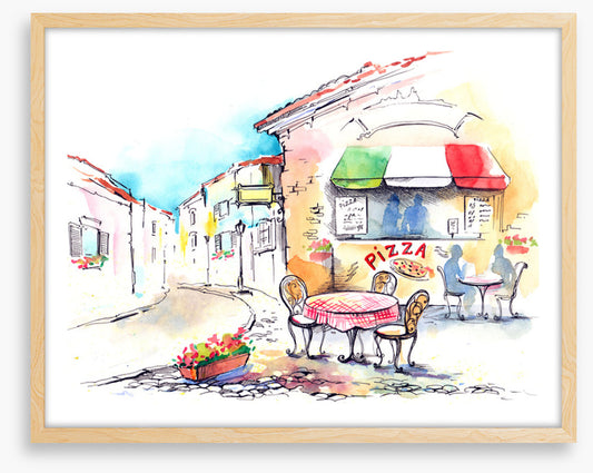 The little Italian cafe