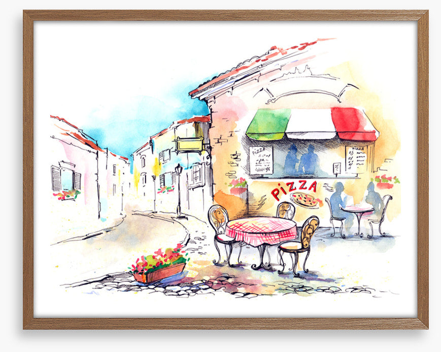 The little Italian cafe