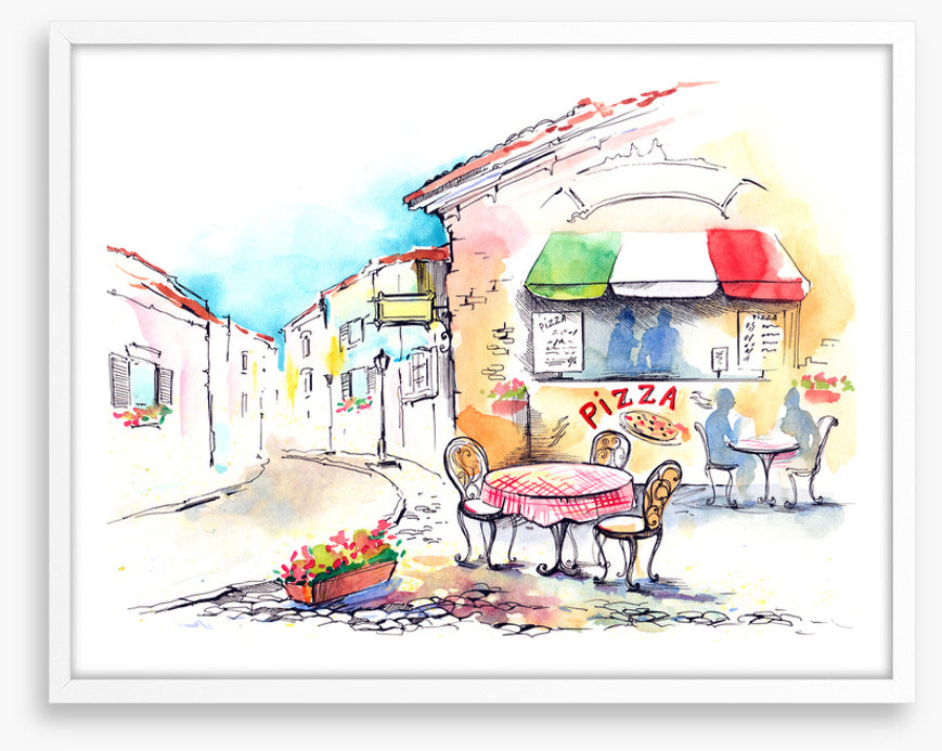 The little Italian cafe