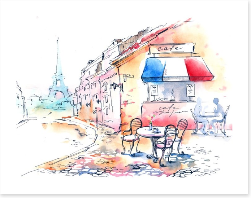 The little Parisian cafe