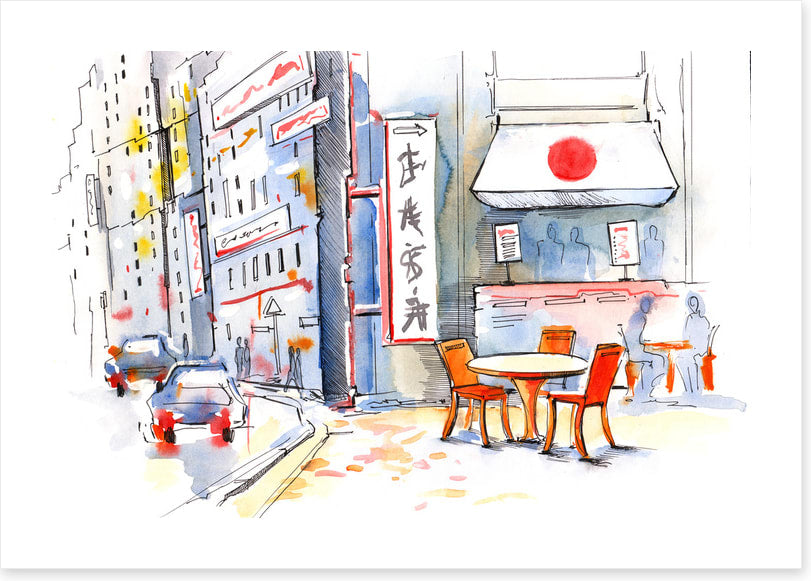 The little Japanese cafe