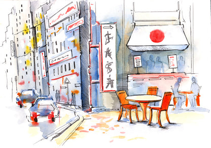 The little Japanese cafe