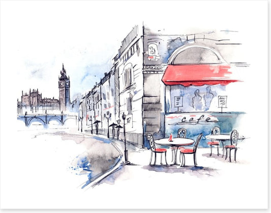 Cafe by the Thames