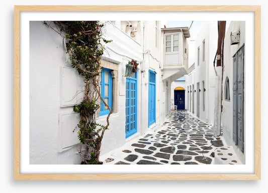 Streets of Mykonos, Greece