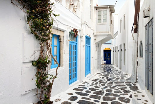 Streets of Mykonos, Greece