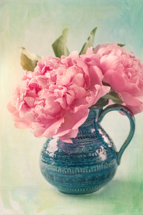 Pink peony pair