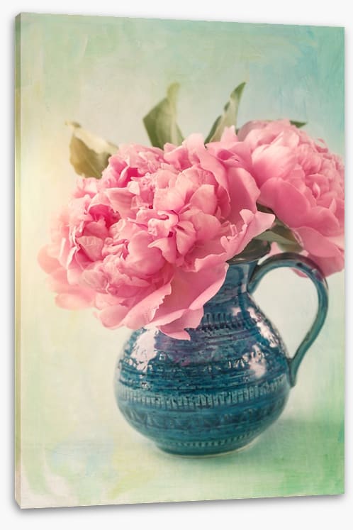 Pink peony pair