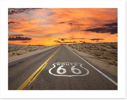 Route 66 sunrise