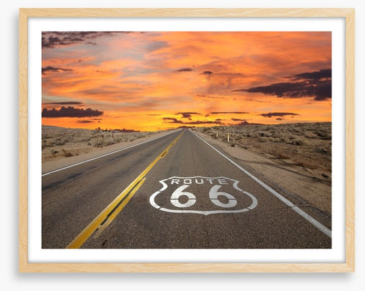 Route 66 sunrise