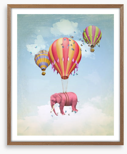 Pink elephant balloons