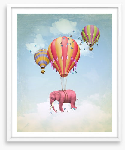 Pink elephant balloons