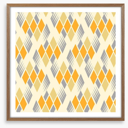 Retro diamonds yellow