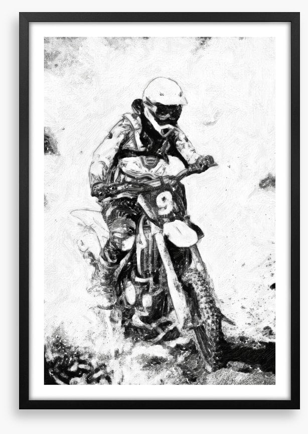 Motocross in mono