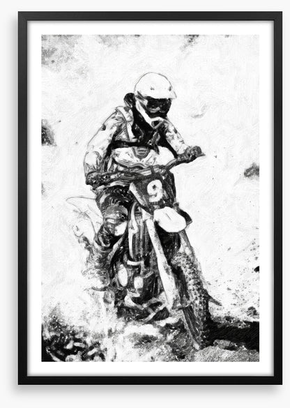 Motocross in mono
